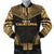 New Caledonia Polynesian Chief Men's Bomber Jacket - Gold Version Gold - Polynesian Pride