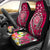 American Samoa Polynesian Car Seat Covers - Turtle Plumeria (Pink) Universal Fit Pink - Polynesian Pride