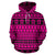 Hawaii Hoodie Polynesian Tattoo Tribal Pink Pullover Unisex Art - Polynesian Pride