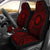 Nauru Car Seat Cover - Nauru Coat Of Arms Polynesian Red Black Universal Fit Red - Polynesian Pride