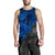 Samoa Polynesian Men's Tank Top - Blue Turtle - Polynesian Pride