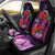 Polynesian Car Seat Covers - Purple Hibiscus Turtle Flowing Universal Fit PURPLE - Polynesian Pride