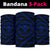 Hawaiian Kanaka Maoli Blue Bandana 3 - Pack - Polynesian Pride