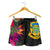 Tuvalu All Over Print Women's Shorts - Hibiscus Polynesian Pattern - Polynesian Pride