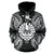 French Polynesia Polynesian ll Over Hoodie Map Black - Polynesian Pride