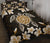 Hawaiian Gold Turtle Plumeria Quilt Bed Set - Polynesian Pride