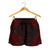 Tuvalu Women's Shorts - Polynesian Chief Red Version Women Red - Polynesian Pride