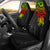 Polynesian Car Seat Covers - Polynesian Reggae Turtle Hibiscus Universal Fit Reggae - Polynesian Pride