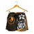 Yap Micronesia Women's Shorts Gold - Turtle With Hook - Polynesian Pride