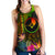 YAP Polynesian Personalised Women's Racerback Tank - Hibiscus and Banana Leaves - Polynesian Pride