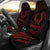 Pohnpei Micronesian Car Seat Covers - Red Tribal Wave Universal Fit Red - Polynesian Pride