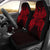 New Caldonia Car Seat Cover - New Caldonia Coat Of Arms Map Red Universal Fit Red - Polynesian Pride