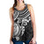 Yap Polynesian Racerback Tank (Women) - White Turtle - Polynesian Pride