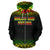 Wallis and Futuna Polynesian Zip up Hoodie Reggae Frog - Polynesian Pride