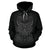 Polynesian ll Over Custom Hoodie White Turtle Tribal Pattern - Polynesian Pride