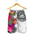 American Samoa All Over Print Men's Shorts Hibiscus Polynesian White Pattern - Polynesian Pride