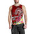 Samoa Men's Tank Top - Turtle Plumeria (Red) - Polynesian Pride