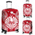 French Polynesia Polynesian Luggage Covers Map Red White Red - Polynesian Pride