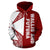 Wallis and Futuna Polynesian Hoodie Red Line - Polynesian Pride