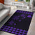 Hawaii Kakau Three Turtles Map Polynesian AH Rug Purple - Polynesian Pride