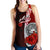 American Samoa Polynesian Women's Racerback Tank - Coat Of Arm With Hibiscus - Polynesian Pride