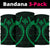 Hawaii Map Polynesian Kanaka Anchor Bandana 3 - Pack - Green - Polynesian Pride