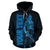 Yap Custom Hoodie Micronesia Yapese Warrior Blue - Polynesian Pride