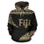 Fiji Tapa Hoodie Fiji Coat of Arms Endless - Polynesian Pride