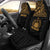 Samoa Custom Personalised Car Seat Covers - Samoa Gold Coat Of Arms Polynesian Tattoo Universal Fit Gold - Polynesian Pride