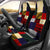 Polynesian Car Seat Covers - Design Retro Patchwork Universal Fit Red - Green - Polynesian Pride