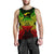 American Samoa Polynesian Men Tank Top Map Reggae Reggae - Polynesian Pride