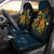 Federated States of Micronesia Polynesian Car Seat Covers - Legend of FSM (Blue) Universal Fit Blue - Polynesian Pride