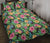 Tropical Hibiscus Banana Leafs Quilt Bed Set - Polynesian Pride