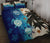 Personalized - Hawaiian Sea Turtle Symbol Palm Tree Quilt Bed Set - Polynesian Pride