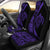 Hawaii Turtle Map Polynesian Car Seat Covers - Purple - Circle Style - Polynesian Pride