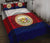 Hawaii Flag Kakau Polynesian Quilt Bed Set - Seal Of Hawaii - Polynesian Pride