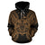 Polynesian Hawaii ll Over Hoodie Turtle Gold - Polynesian Pride