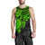 Cook Islands Polynesian Men's Tank Top - Green Turtle - Polynesian Pride