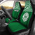 Tahiti Custom Personalised Car Seat Covers - Tahiti Flag Polynesian Green Horizontal Universal Fit Green - Polynesian Pride