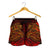 Tahiti Women's Shorts - Red Shark Polynesian Tattoo - Polynesian Pride