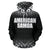 American Samoa All Over Hoodie Fog Black Style - Polynesian Pride