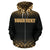 Tonga All Over Custom Zip up Hoodie Gold Fog - Polynesian Pride