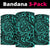 Polynesian Plumeria Tattoo Turquoise Unisex Bandana One Size Blue - Polynesian Pride