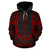 Poly All Over Custom Hoodie Polynesian Tattoo Red Style - Polynesian Pride