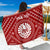 Tahiti Personalised Sarong - Tahiti Seal In Polynesian Tattoo Style (Red) One Style One Size Red - Polynesian Pride