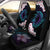 Hawaiian Shark Turtle Plumeria Car Seat Cover - Black - Zelda Style - AH - Polynesian Pride