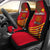 Papua New Guinea Rugby Car Seat Covers Coconut Leaves - The Kumuls - Polynesian Pride