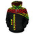 New Caledonia Polynesian All Over Hoodie Reggae Curve Style - Polynesian Pride