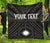 Marshall Personalised Premium Quilt - Marshall Seal With Polynesian Tattoo Style ( Black) - Polynesian Pride