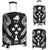 Kosrae Polynesian Luggage Covers Map Black Black - Polynesian Pride